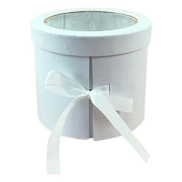 

double layers round rotating box gift flower packing diy gifts wrap