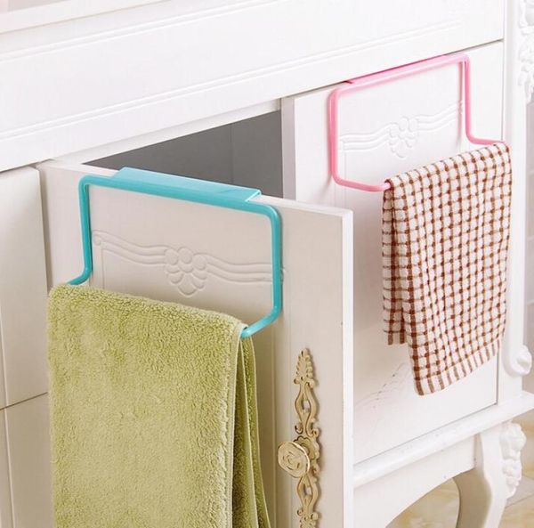 

door tea towel rack bar hanging holder rail organizer bathroom cabinet cupboard hanger kitchen accessories b1 storage & organization
