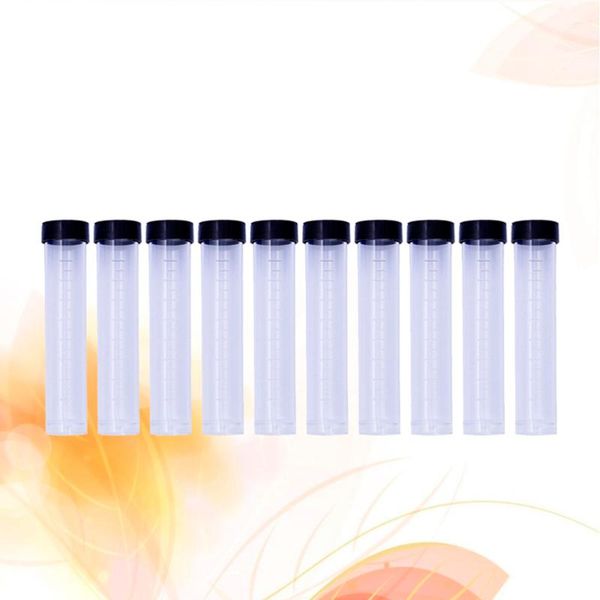 

other arts and crafts 10pcs transparent sealed tube needle holder organizer storage bottle (11cm, 38#)