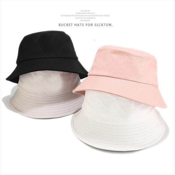 

fashion bucket hat for women and men summer sun cap cotton fisherman hats flat fishing outdoor casual unisex, Blue;gray