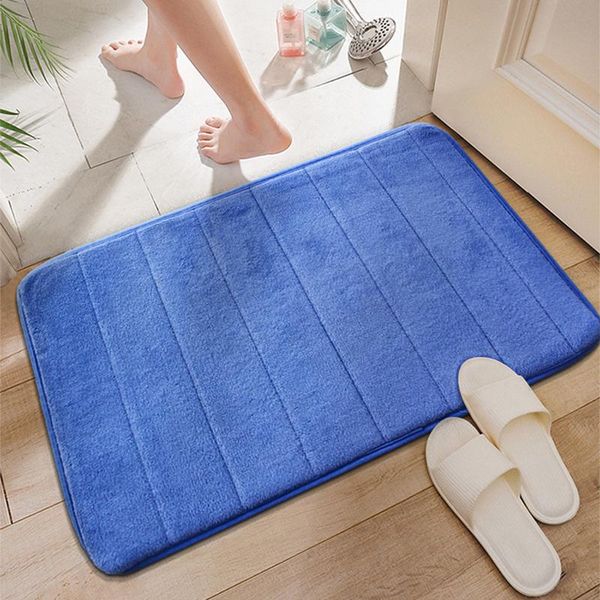 

bath mats pure coral velvet bathroom floor mat absorbent rebound cotton comfortable door nordic bedroom living room simple