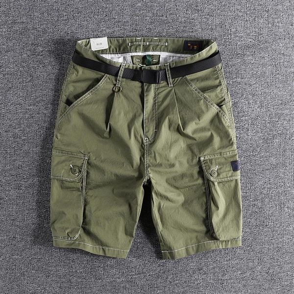 

men's shorts 2021 summer quick drying thin casual tooling fashion open line three dimensional pocket cool youth 241, White;black