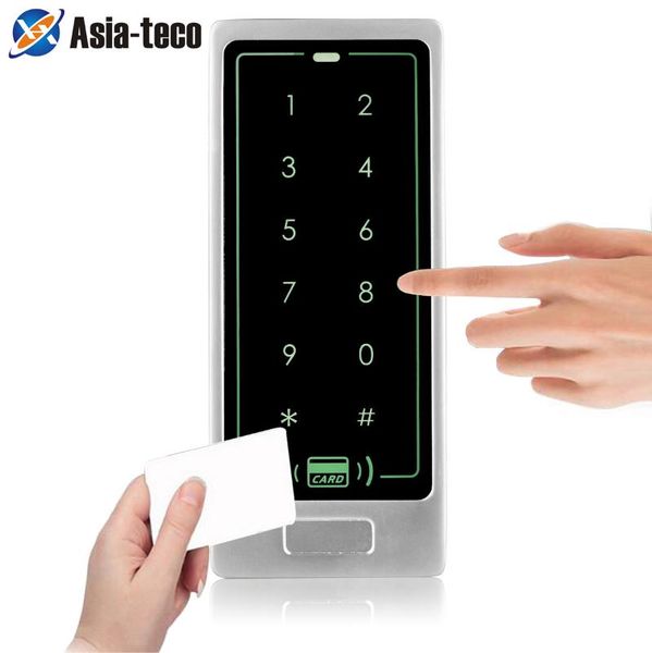 

waterproof touch metal 125khz rfid access control machine electronic door lock electric gate opener smart keypad fingerprint