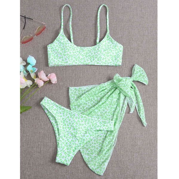 

women's bikini swimwear 2021 three piece, White;black