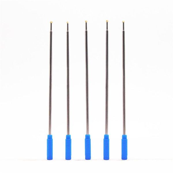 

refills 5pcs blue ink refill 0.5mm nib ballpoint pen suitable for types of pencils writing, Black;red