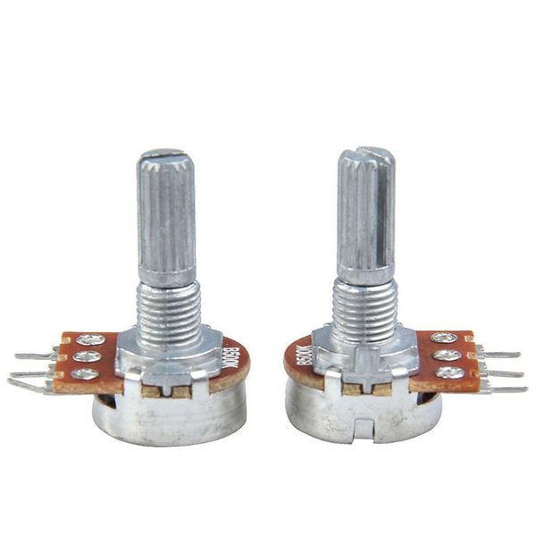 

towel 2x b500k guitar split shaft linear taper potentiometer volume tone pot