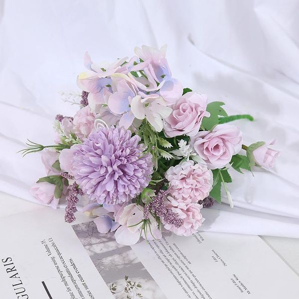 

nordic ins artificial plants rose wedding holding bouquet living room floral home festive & party decoration bridal decorative flowers wreat