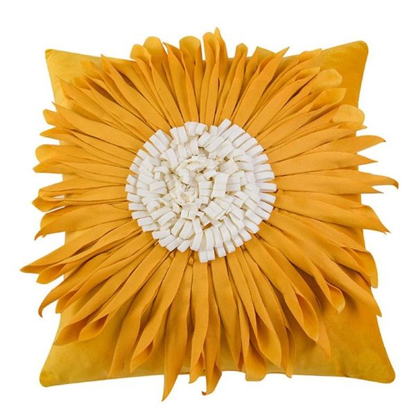 

cushion/decorative pillow nordic style three-dimensional flowers cushion cover handmade throw covers home decor backrest case