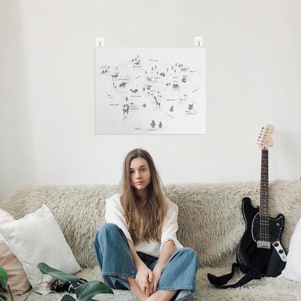 

tapestries animal letters tapestry wall hanging poster cloth background home children room decoration pography props