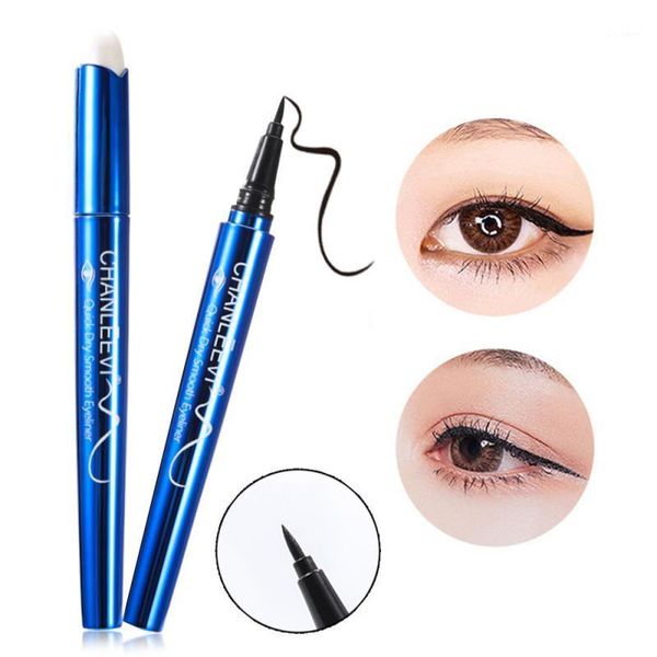 

pure black quick-drying liquid eyeliner pencil waterproof and sweat-proof long-lasting not blooming makeup1