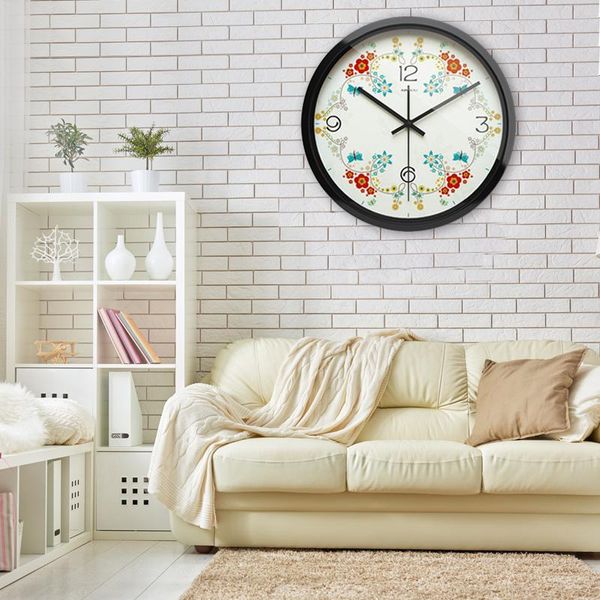 

wall clocks airinou large quartz clock watch american garland bedroom garden corridor