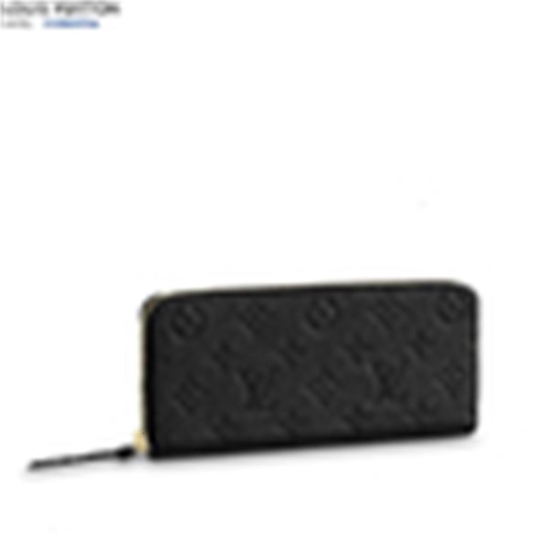 

leather pouches brand wallets designer card cases luxury long m60171 chain wallet clmence key wallet holders phone women purse real clutches, Red;black