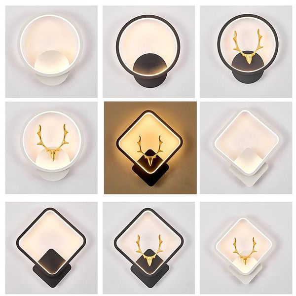 

modern simple multi style wall lamp led living room corridor aisle bedside