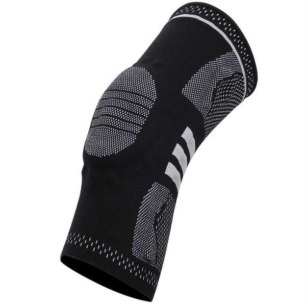 

knee protection brace high elasticity support for sports travel waist, Black;gray