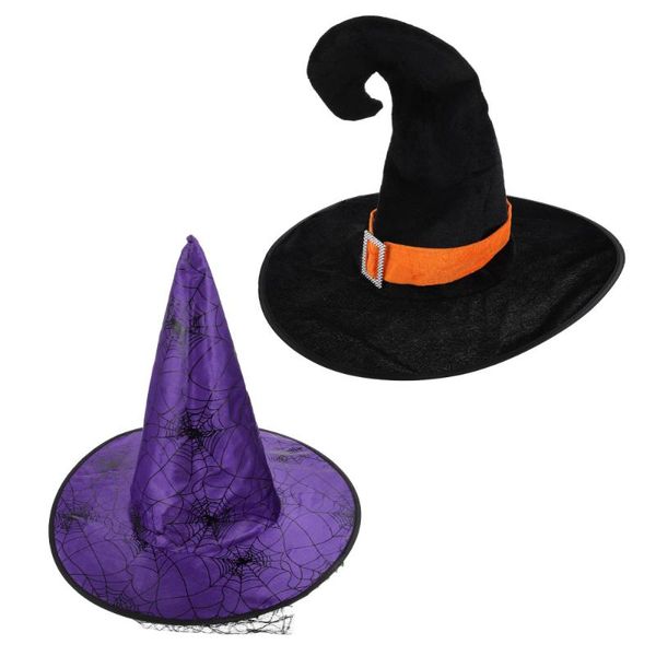 

party hats 2 pcs witch decorative po