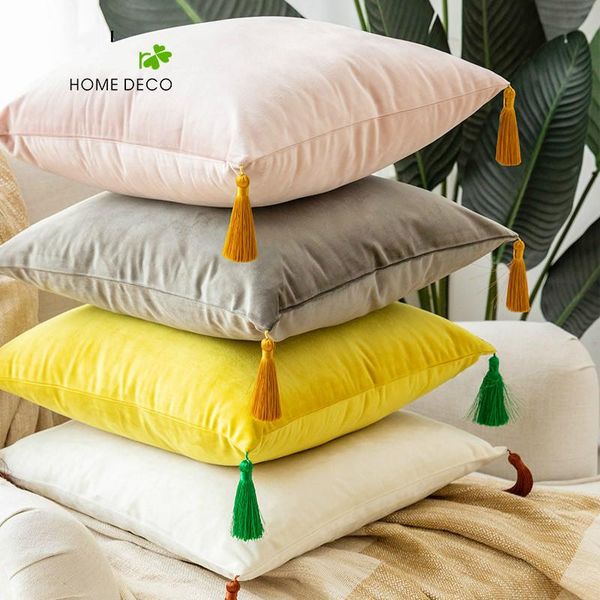 

cushion/decorative pillow luxury velvet covers decorative throw cover solid cushion for sofas seats christmas home decor