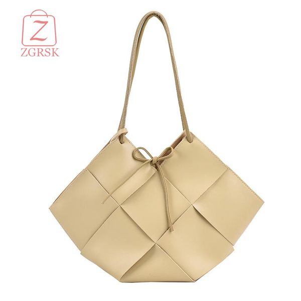 

evening bags fashion criss-cross women shoulder pu leather ladies handbags composite bag female tote 2021