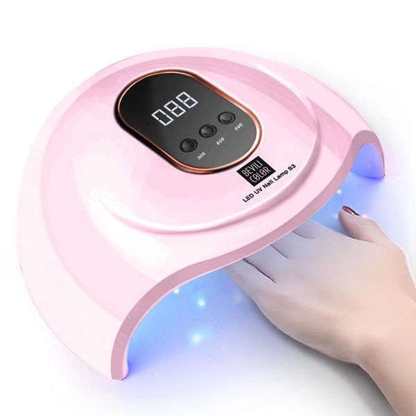

54w professional lamp for drying nails home art nail equipment dryer manicure apparatus gel polish timer dryers