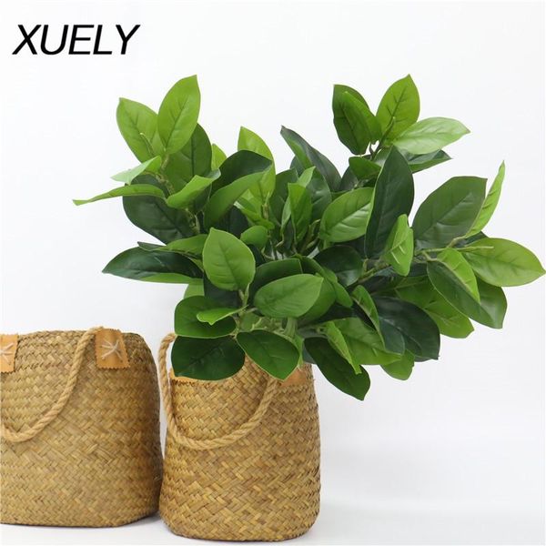 

simulation plants pineapple leaves fake leaf wedding home garden decoration lifelike artificial orange grapefruit decorative flowers & wreat