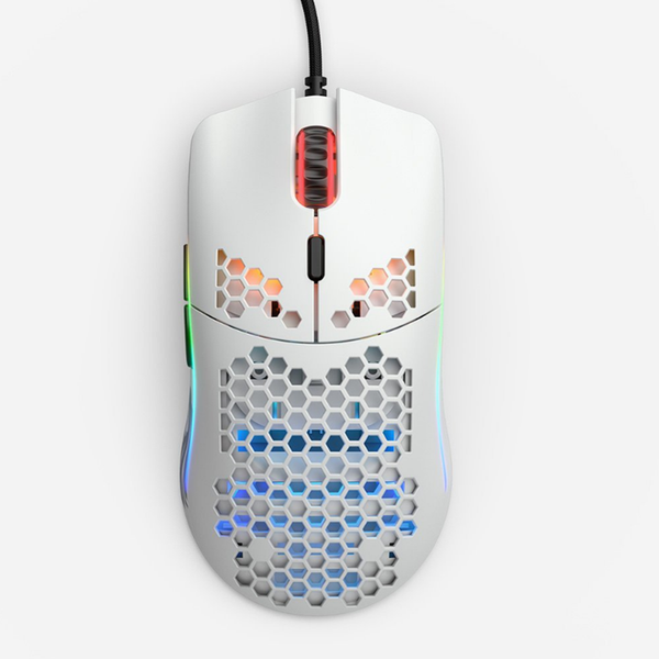 

mice mouse glorious gaming model o- (small) white mate (branco fosco) - gom-white/ glossy brilhante) gom-gwhite