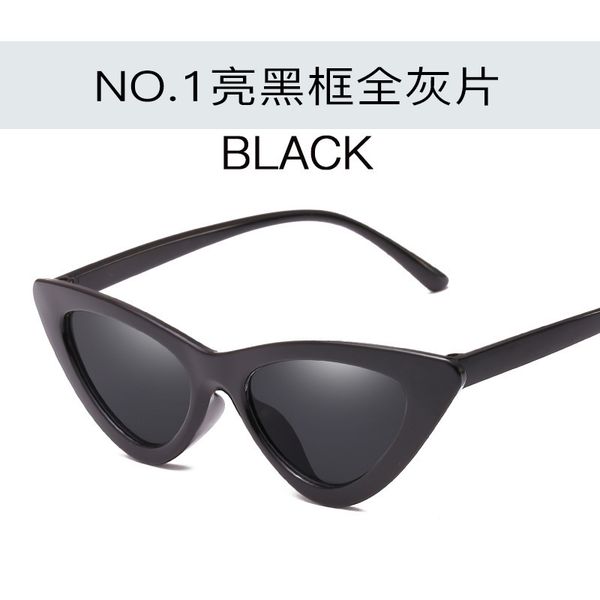 

1pc Vintage Cateye Goggles Sunglasses Women Sexy Retro Small Cat Eye Sun Glasses Brand Designer Colorful Eyewear For Female wholesale wholesale, White;black