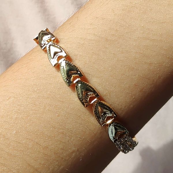 

hand catenary limeng jewelry straight fashion metal heart bracelet women's claw chain, Black