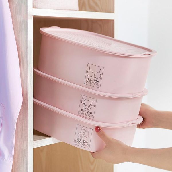 

storage bottles & jars underwear box socks covered multi-cell plastic organizer can adjust the partition drawer closet organizers boxes