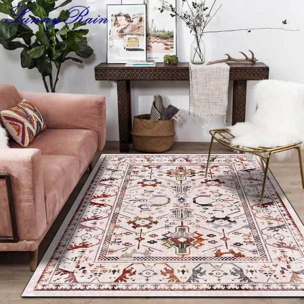 

carpets sunnyrain 1-piece printed pink for bed room girls rug