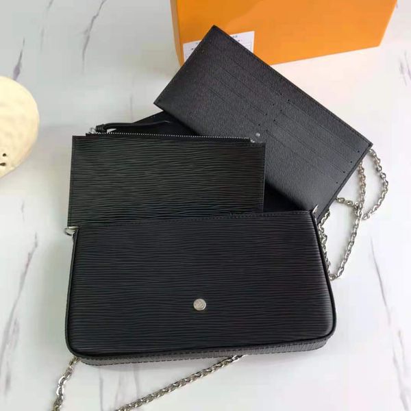 

v home new water ripple handbag purse felicie handbag lady messenger card holder fashionable water ripple chain purse lady shoulder bag 3 /, Red;black