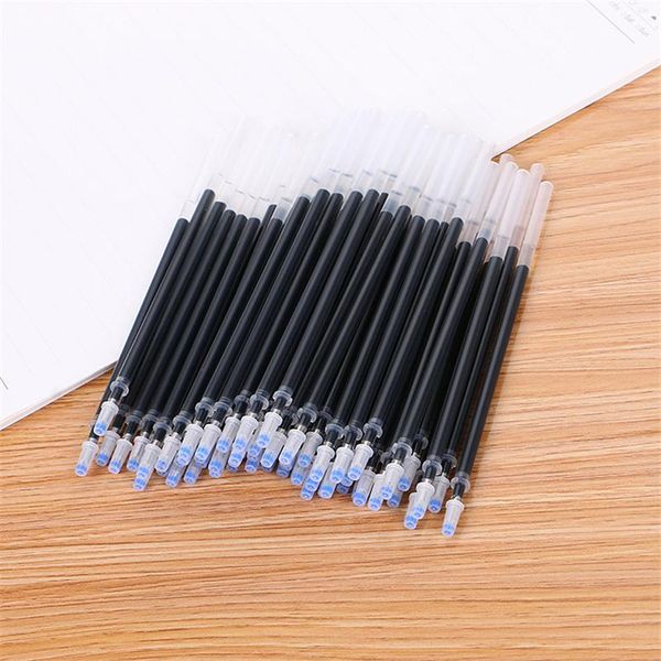 

gel pens 0.5mm 20pcs/set pen refill office signature rods red blue black ink school stationery writing supplies handles needle