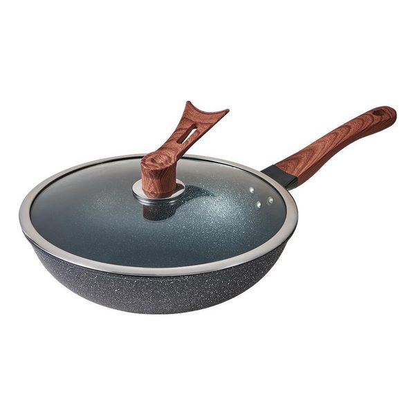 

fried king maifan stone wok no oil fume non-stick gas stove induction cooker general household pans