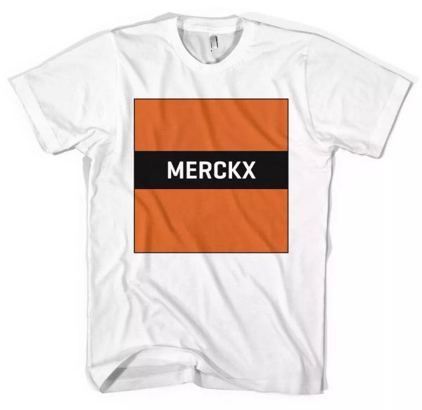 

Cycling Legend Eddy Merckx Unisex T shirt All Sizes, White;black