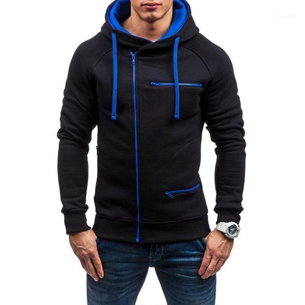 

men's hoodies & sweatshirts mens warm hoodie hooded sweatshirt coat jacket outwear jumper winter sweater for outdoor sports running jog, Black