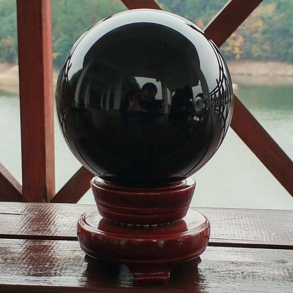 

novelty items 180mm crystal ball large transparent glass lucky decoration