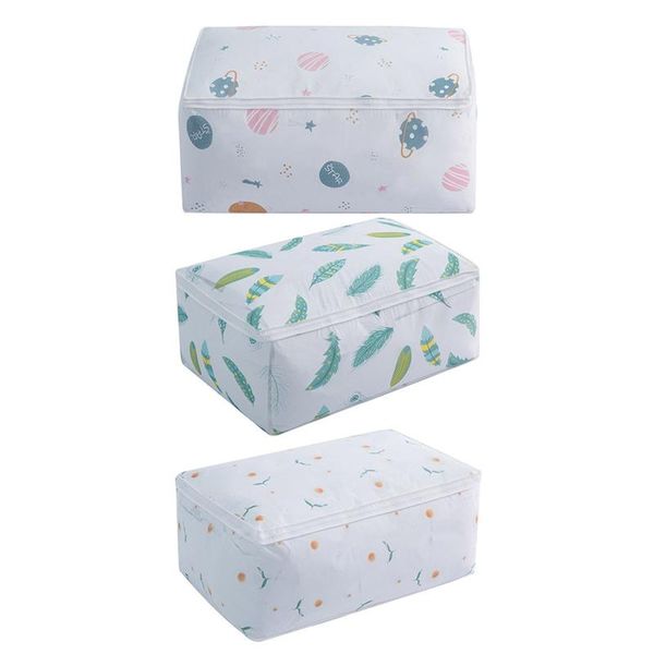 

waterproof pvc clothing storage box bedding item packing bag organizer durable quilt zipper dirty clothes collecting case bags