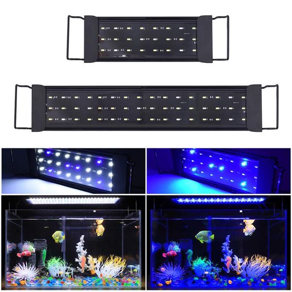 

aquariums lighting led aquarium light extensible fish tank clip on super bright grass lamp for planted d30