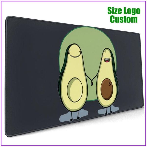 

mouse pads & wrist rests avocado baby mom dad pregnant born green family rgb pad with support gel pc gamer completo alfombrilla escritorio