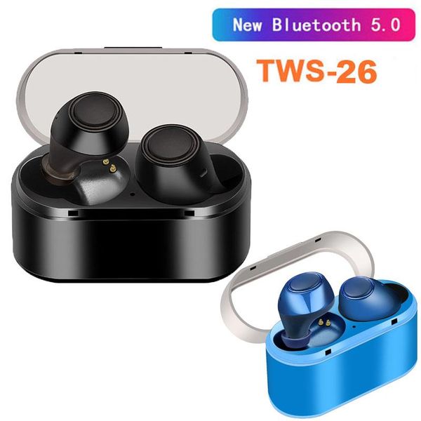 

headphones & earphones tws bluetooth 5.0 earphone headphone mini twins stereo microphone wireless earbuds for and android smart phone