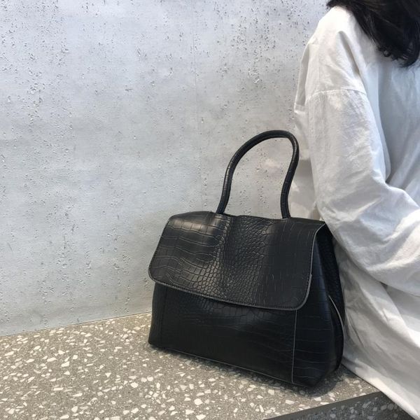 

evening bags handbag women snake skin crocodile print pu leather large for lady messenger female cross body shoulder totes bag