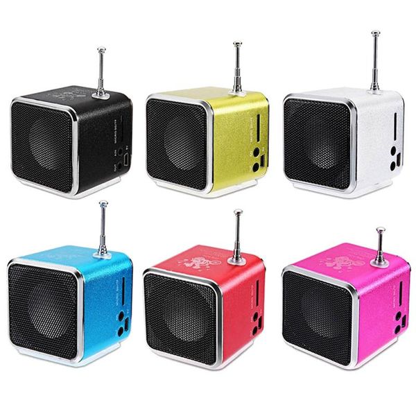 

td-v26 mini speaker portable micro sd tf card usb disk musicamplifier stereo loudspeaker for dvd lapmobile phone mp3 player speakers
