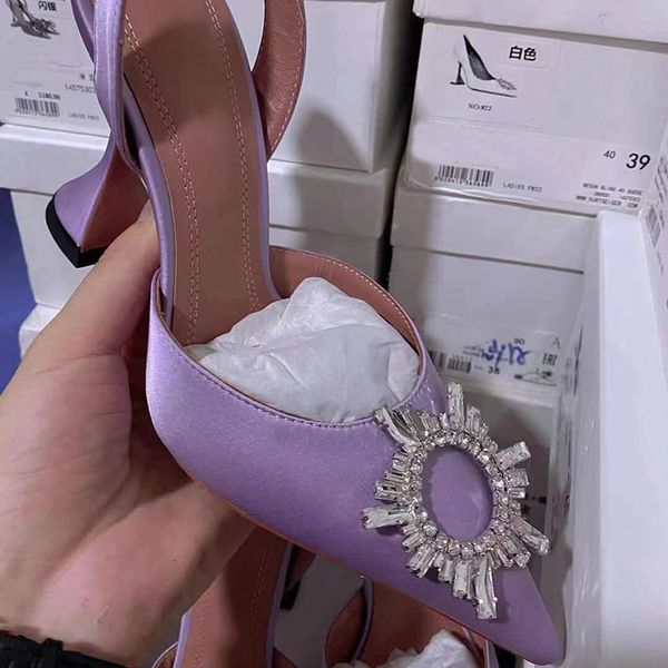 

luxury designer sandals fashion high heeled sandal womens shoe sequined cloth drill button 9 5cm heels genuine leather sole cool shoes back, Black