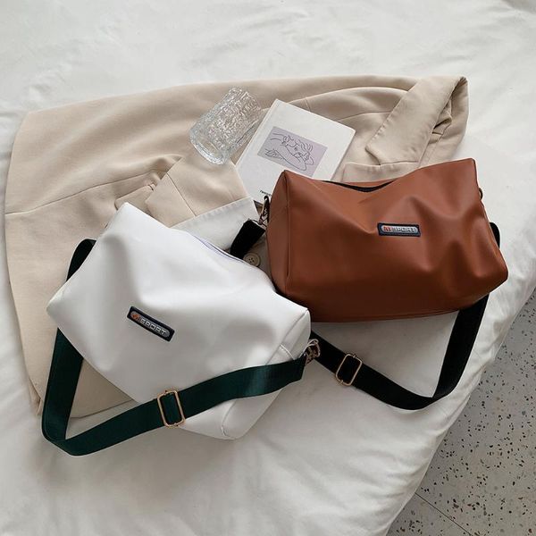 

evening bags casual women shoulder bag pu leather solid color underarm ladies daily handbags