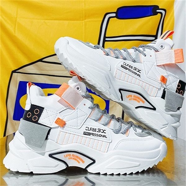 

men shoes korean style trendy high sports running casual increase shoes 024