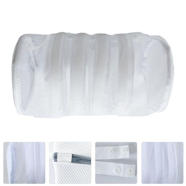 

1pc reusable sneaker laundry bag shoes wash mesh with zipper bags