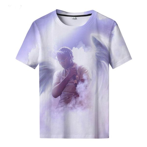 

men's t-shirts rapper smoke 3d print t shirt fashion shirts summer sports, White;black