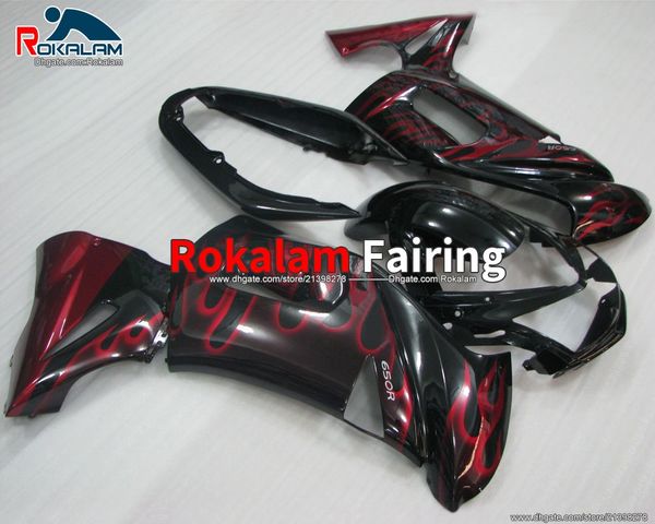 Aftermarket Fairings для Kawasaki ER-6F EX650 2006 2007 2008 06 07 08 Ninja 650 Ограждение мотоциклов (литье под давлением)