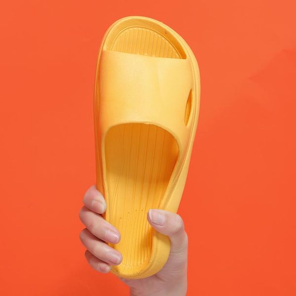 

slippers home couple comfortable 2021 fashionable sandals woman indoor soft men non-slip eva integrated shoes, Black