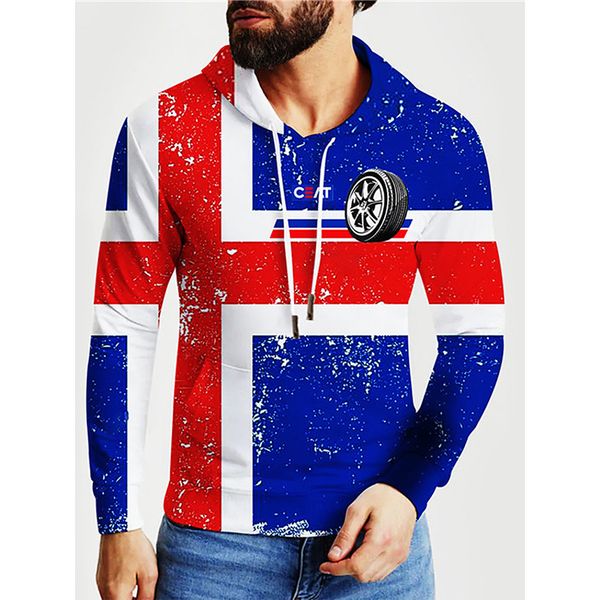 

personality stained design men s 3d printed hoodie visual impact party punk goth round neck high-quality american sweatshirt, Black