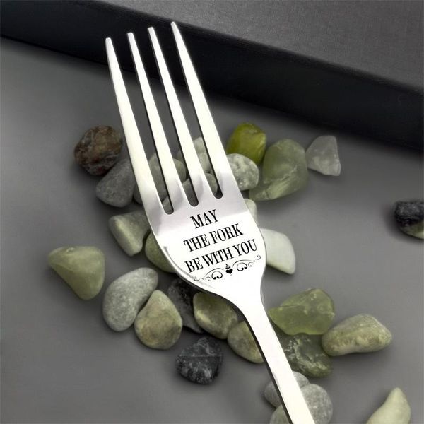 

forks engraved fork gift for husband wife and family letter with box dtt88