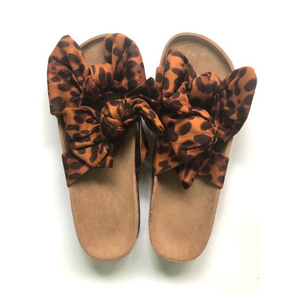 

women slippers summer fashion flowers print butterfly-knot slides flat tpr durable soled female outdoor bow sandals, Black